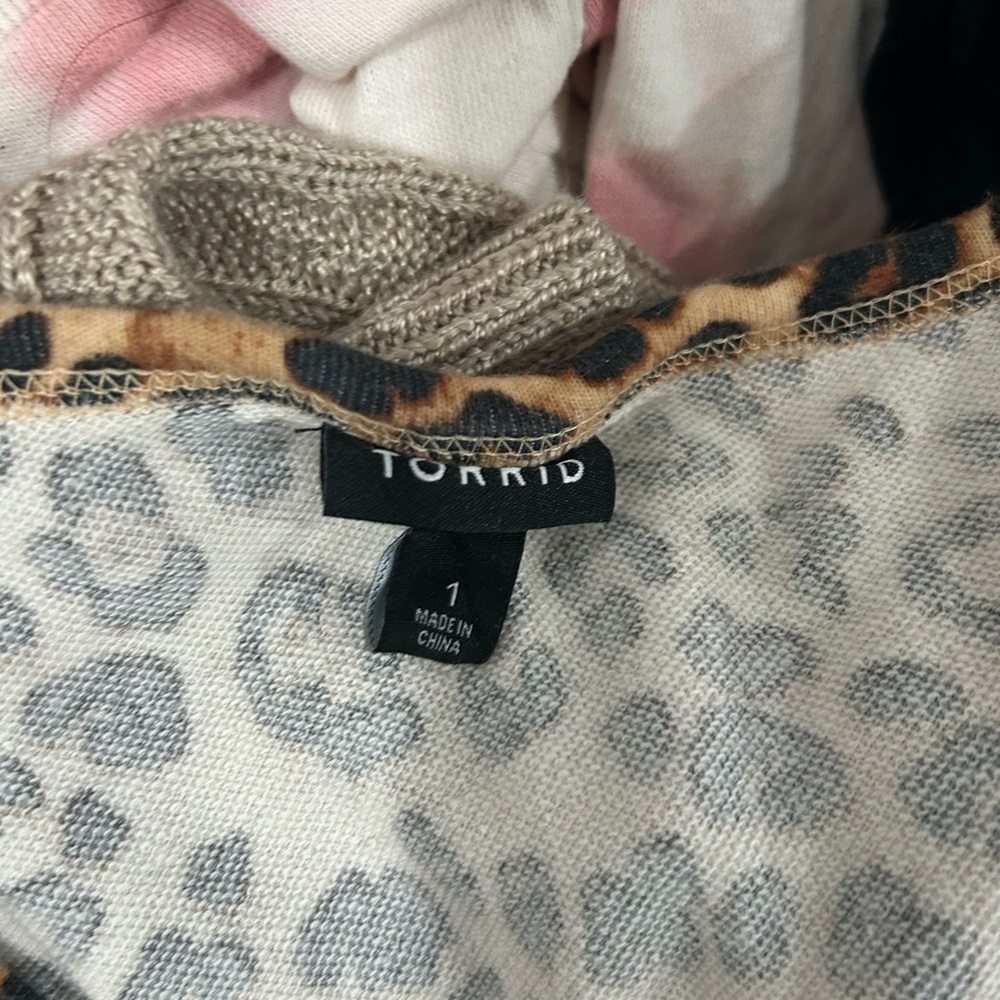 Torrid Animal Print Knit Top